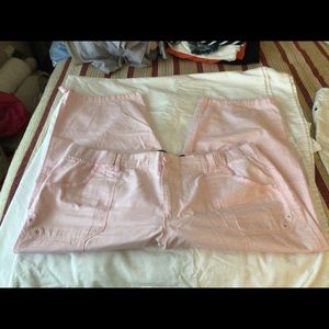 Womens pink crops